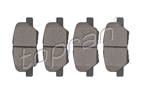 Topran Bremsbelagsatz, Scheibenbremse [Hersteller-Nr. 723930] für Mazda, Peugeot, Citroën, Mitsubishi