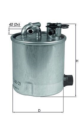 Mahle Kraftstofffilter [Hersteller-Nr. KL440/23] für Nissan