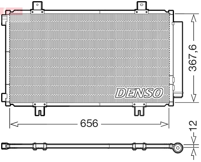Denso Kondensator, Klimaanlage [Hersteller-Nr. DCN47009] für Suzuki