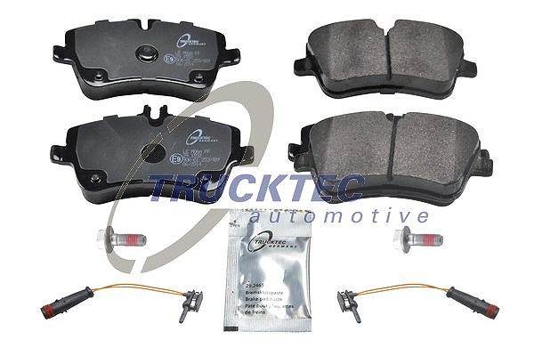 Trucktec Automotive Bremsbelagsatz, Scheibenbremse [Hersteller-Nr. 02.35.127] für Mercedes-Benz