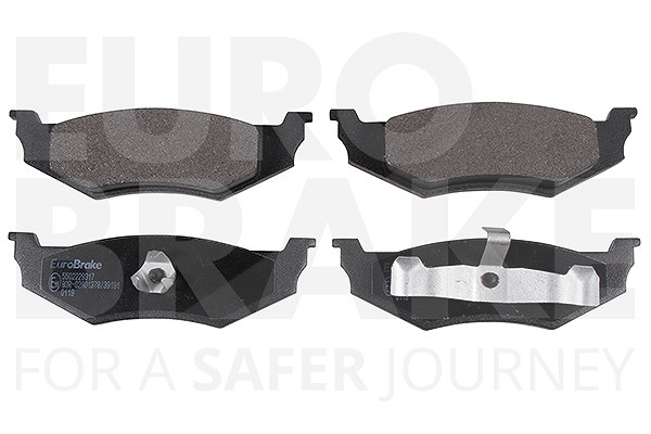 Eurobrake Bremsbelagsatz Hinterachse [Hersteller-Nr. 5502229317] für Chrysler, Dodge