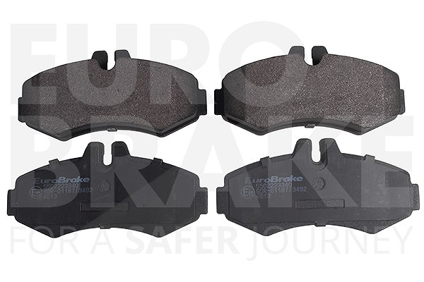 Eurobrake Bremsbeläge Vorderachse SYSTEM BOSCH [Hersteller-Nr. 5502223340] für Mercedes-Benz