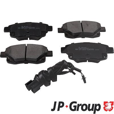 Jp Group Bremsbelagsatz Hinterachse [Hersteller-Nr. 1563700110] für Ford