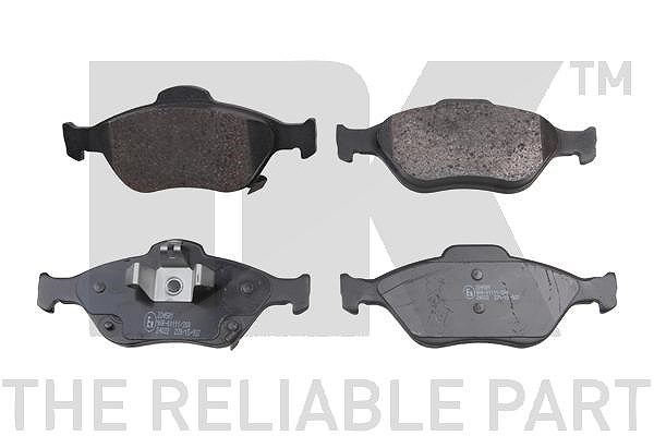Nk Bremsbelagsatz Vorderachse [Hersteller-Nr. 224581] für Toyota, Daihatsu