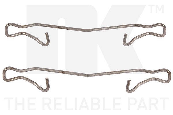 Nk Zubehörsatz Bremsbeläge Scheibenbremse vorne [Hersteller-Nr. 7925121] für Kia, Dacia, Vauxhall, Volvo, Mazda, Lancia, Fiat, Ford, Renault, Opel, Sm