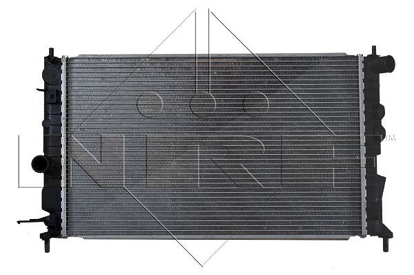 Nrf Kühler, 608 x 357 mm [Hersteller-Nr. 50563] für Vauxhall, Opel