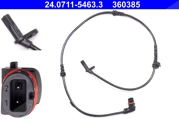 Ate Sensor, Raddrehzahl [Hersteller-Nr. 24.0711-5463.3] für Mercedes-Benz