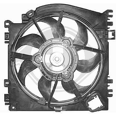 Diederichs Lüfter, Motorkühlung [Hersteller-Nr. 8441403] für Renault