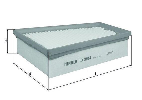 Mahle Luftfilter [Hersteller-Nr. LX3014] für Renault, Mercedes-Benz