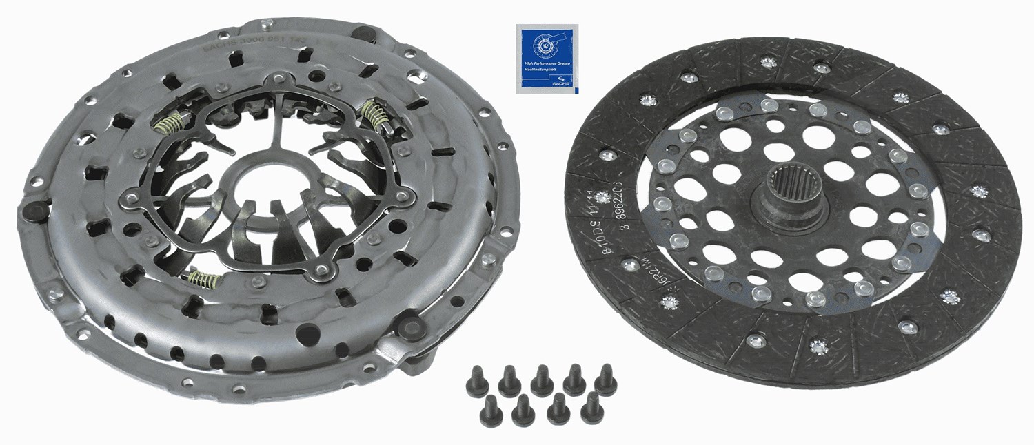 Sachs Kupplungssatz [Hersteller-Nr. 3000951142] für Opel, Renault, Nissan, Vauxhall