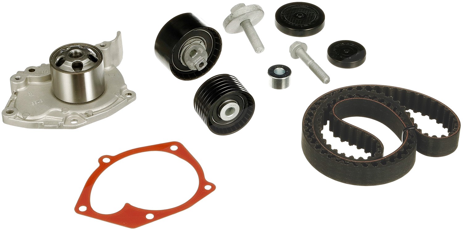 Gates Wasserpumpe + Zahnriemensatz [Hersteller-Nr. KP25559XS-3] für Skoda, VW, Audi, Seat