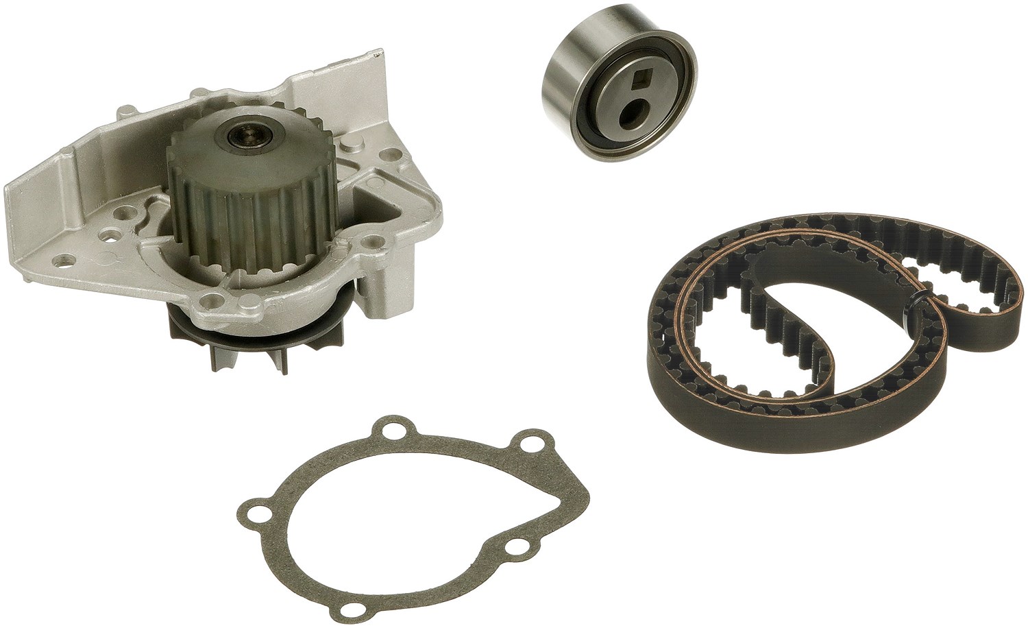 Gates Wasserpumpe + Zahnriemensatz [Hersteller-Nr. KP25215XS-1] für Lancia, Peugeot, Citroën, Fiat