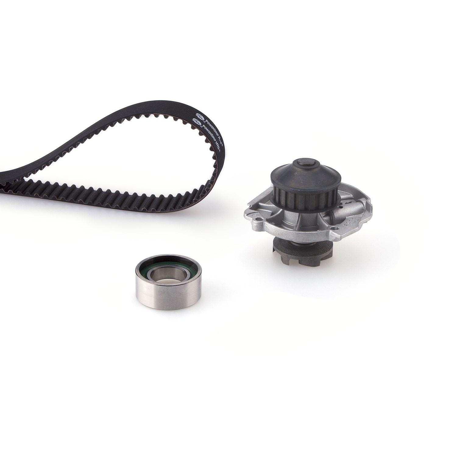 Gates Wasserpumpe + Zahnriemensatz [Hersteller-Nr. KP15411XS] für Fiat, Lancia