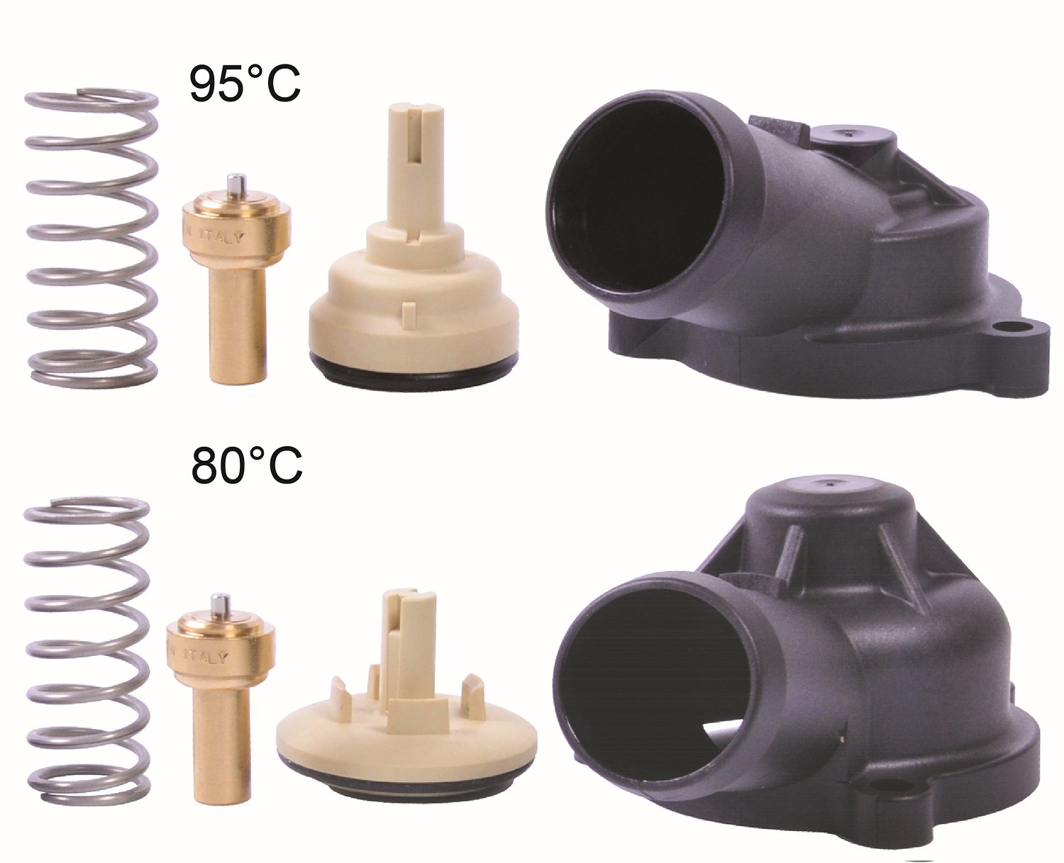 Gates Thermostat, Kühlmittel [Hersteller-Nr. TH702K1] für VW, Seat, Skoda, Audi