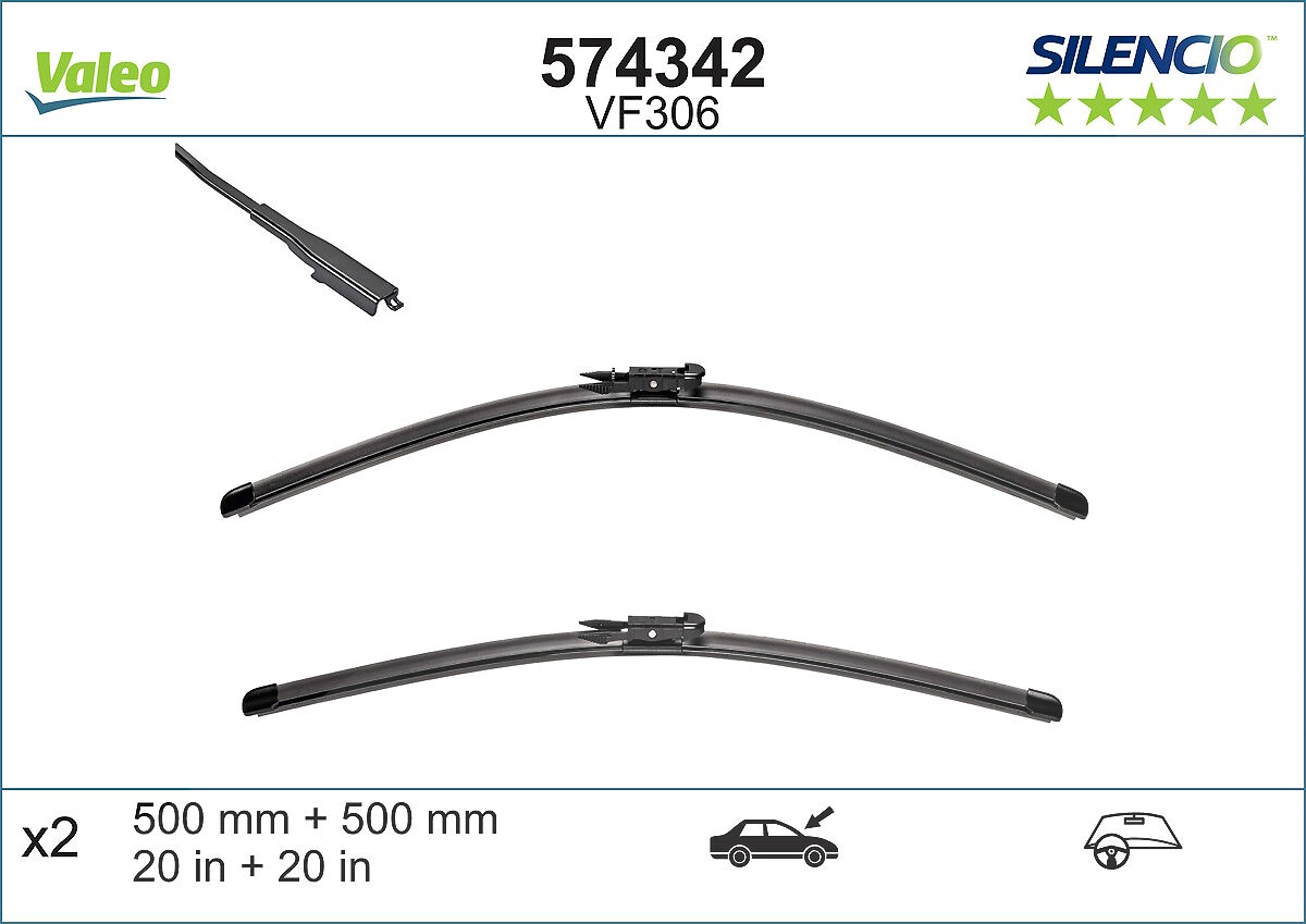 Valeo Wischblatt [Hersteller-Nr. 574342] für BMW