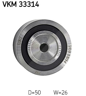 Skf Umlenk-/Führungsrolle, Keilrippenriemen [Hersteller-Nr. VKM33314] für Peugeot, Citroën, Fiat