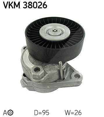 Skf Spannrolle, Keilrippenriemen [Hersteller-Nr. VKM38026] für Mercedes-Benz, Chrysler