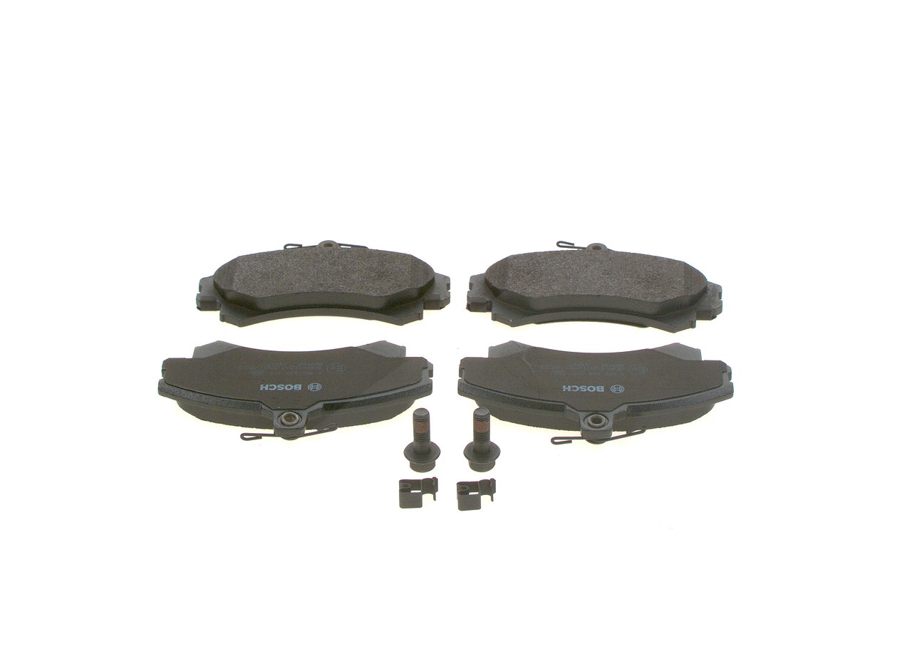 Bosch Bremsbelagsatz, Scheibenbremse [Hersteller-Nr. 0986424371] für Volvo, Mitsubishi, Smart, Proton