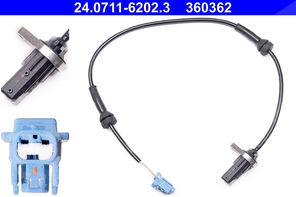 Ate Sensor, Raddrehzahl [Hersteller-Nr. 24.0711-6202.3] für Nissan