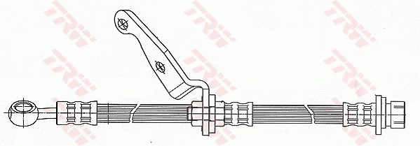 Trw Bremsschlauch [Hersteller-Nr. PHD507] für Honda