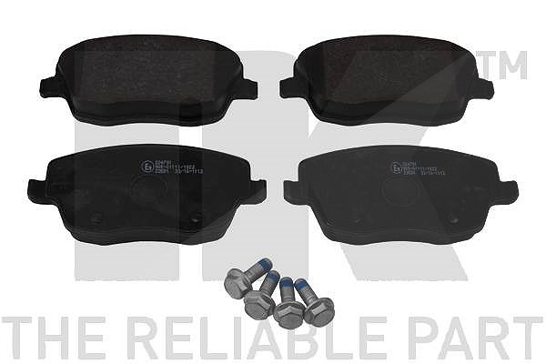 Nk Bremsbelagsatz, Scheibenbremse [Hersteller-Nr. 224791] für Seat, VW, Skoda