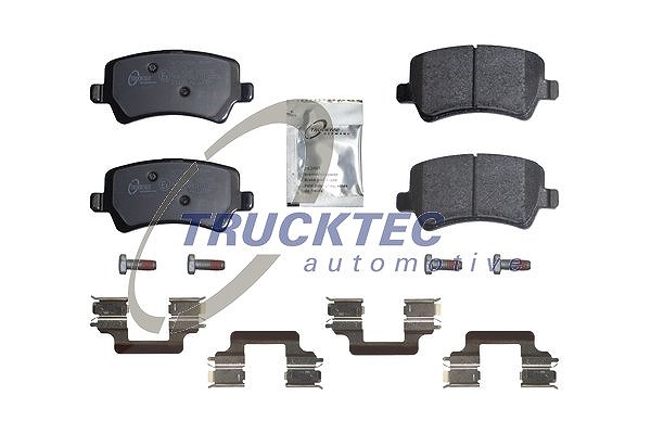 Trucktec Automotive Bremsbelagsatz, Scheibenbremse [Hersteller-Nr. 22.35.127] für Land Rover, Volvo