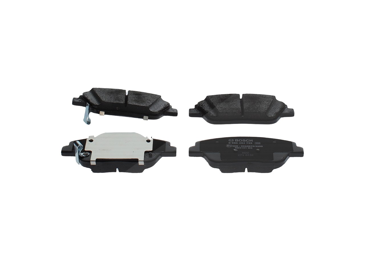 Bosch Bremsbelagsatz, Scheibenbremse [Hersteller-Nr. 0986494755] für Kia