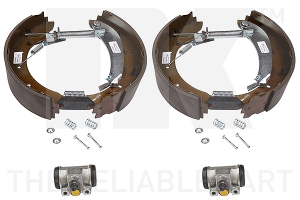 Nk Bremsensatz, Trommelbremse [Hersteller-Nr. 449957601] für Citroën, Peugeot, Fiat