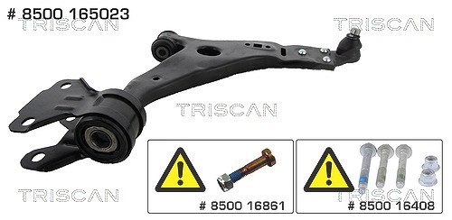 Triscan Lenker, Radaufhängung [Hersteller-Nr. 8500165023] für Ford