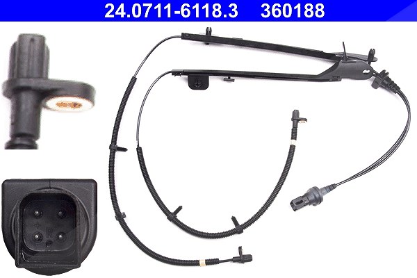 Ate Sensor, Raddrehzahl [Hersteller-Nr. 24.0711-6118.3] für Ford, Mazda