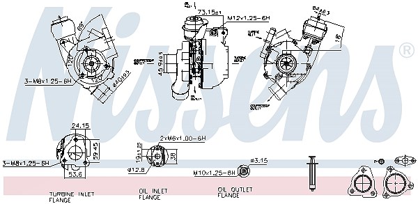 Nissens Lader, Aufladung [Hersteller-Nr. 93224] für Hyundai, Kia