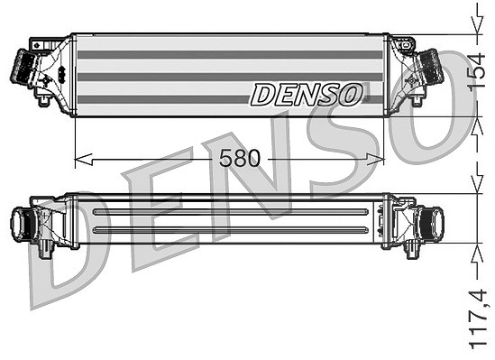 Denso Ladeluftkühler [Hersteller-Nr. DIT01002] für Alfa Romeo