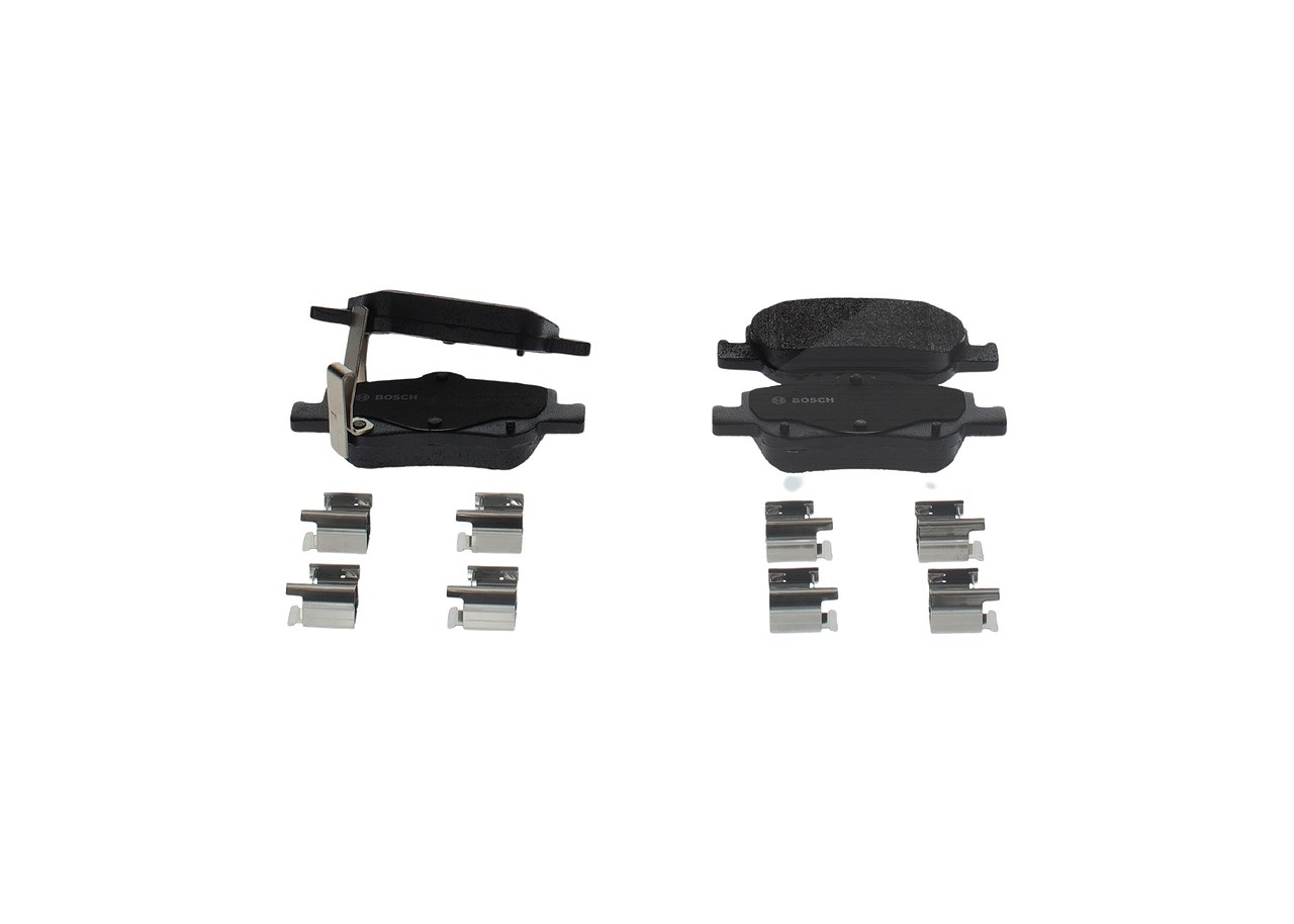 Bosch Bremsbelagsatz, Scheibenbremse [Hersteller-Nr. 0986494651] für Toyota