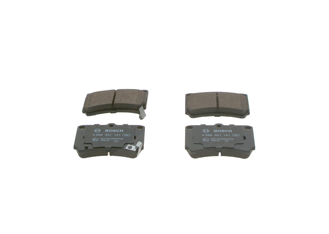 Bosch Bremsbelagsatz, Scheibenbremse [Hersteller-Nr. 0986461141] für Mazda, Kia