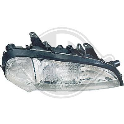 Diederichs Scheinwerfer H1/ H1 elektr. LWR ohne Stellmotor [Hersteller-Nr. 1820980] für Opel