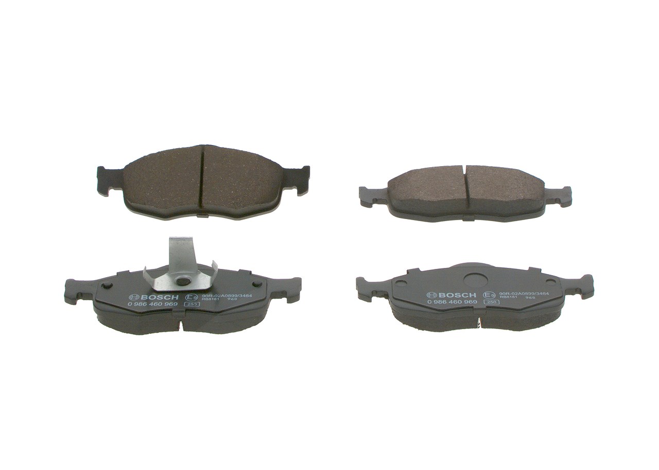 Bosch Bremsbelagsatz, Scheibenbremse [Hersteller-Nr. 0986460969] für Ford