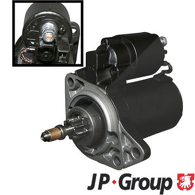 Jp Group Anlasser [Hersteller-Nr. 1190300700] für Audi, VW, Skoda, Seat, Ford