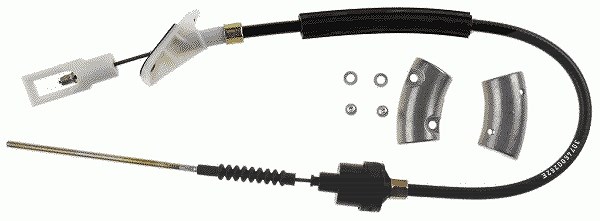 Sachs Seilzug, Kupplungsbetätigung [Hersteller-Nr. 3074600262] für Fiat