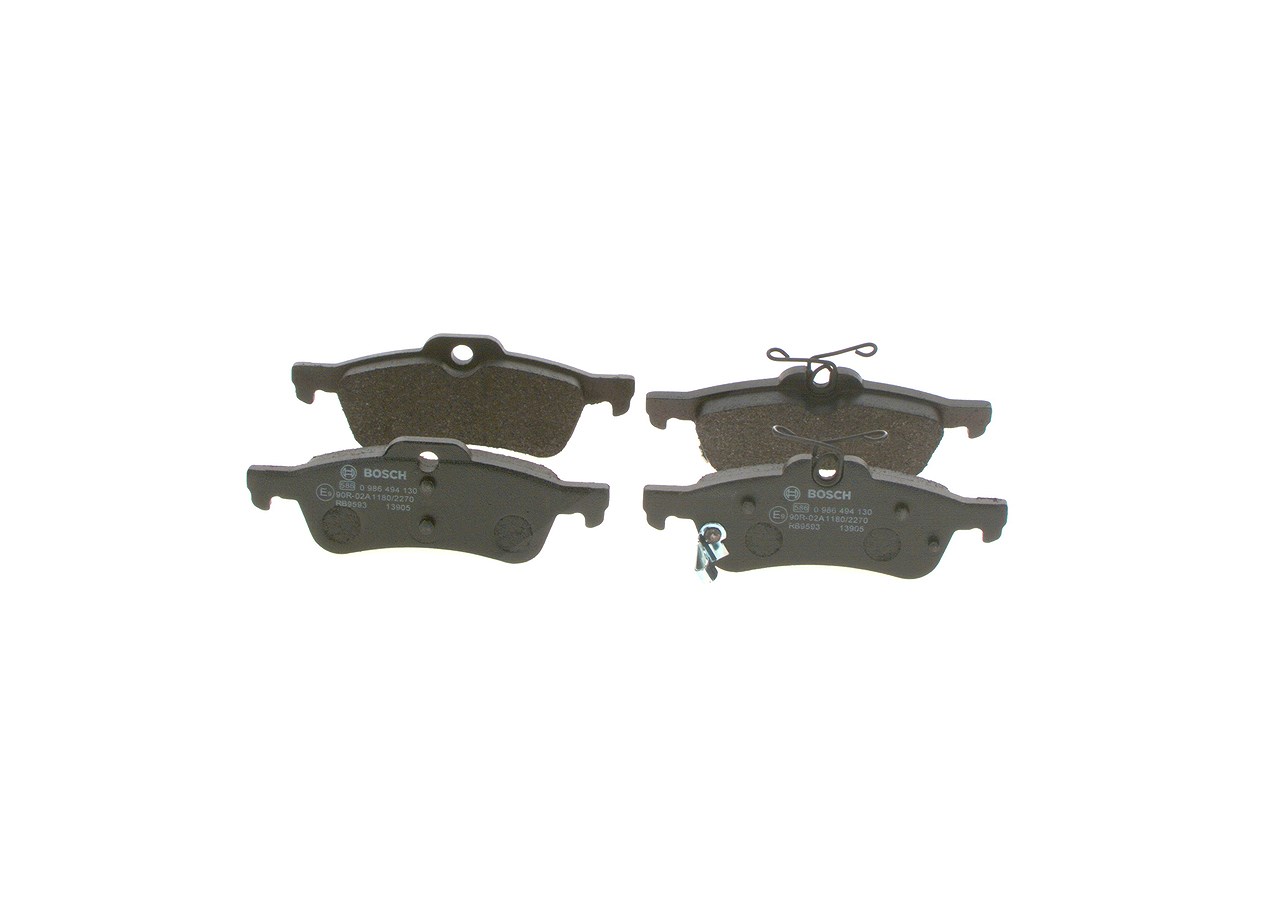 Bosch Bremsbelagsatz, Scheibenbremse [Hersteller-Nr. 0986494130] für Daihatsu, Toyota