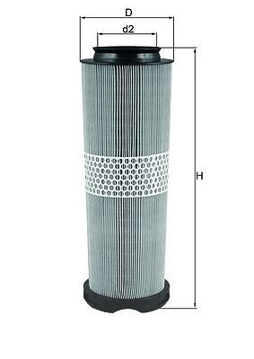 Mahle Luftfilter [Hersteller-Nr. LX1020] für Mercedes-Benz