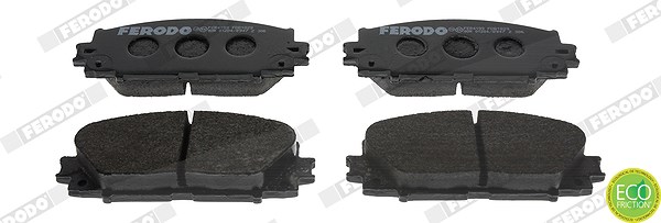 Ferodo Bremsbelagsatz, Scheibenbremse [Hersteller-Nr. FDB1829] für Toyota, Great Wall