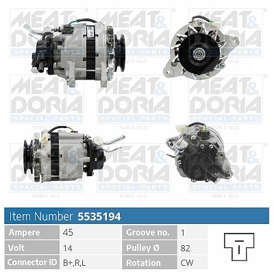 Meat & Doria Generator [Hersteller-Nr. 5535194] für Mitsubishi
