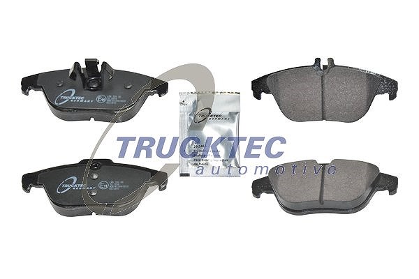 Trucktec Automotive Bremsbelagsatz, Scheibenbremse [Hersteller-Nr. 02.35.234] für Mercedes-Benz