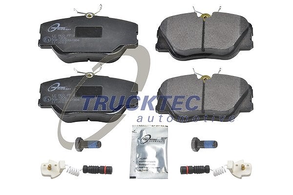 Trucktec Automotive Bremsbelagsatz, Scheibenbremse [Hersteller-Nr. 02.35.126] für Mercedes-Benz