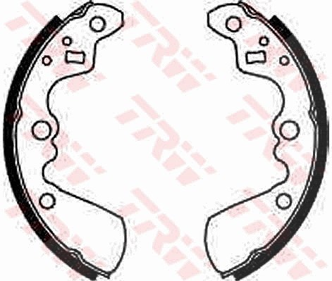 Trw Bremsbackensatz [Hersteller-Nr. GS8597] für Suzuki, Chevrolet
