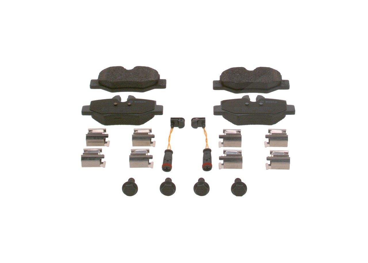 Bosch Bremsbelagsatz, Scheibenbremse [Hersteller-Nr. 0986494603] für Mercedes-Benz