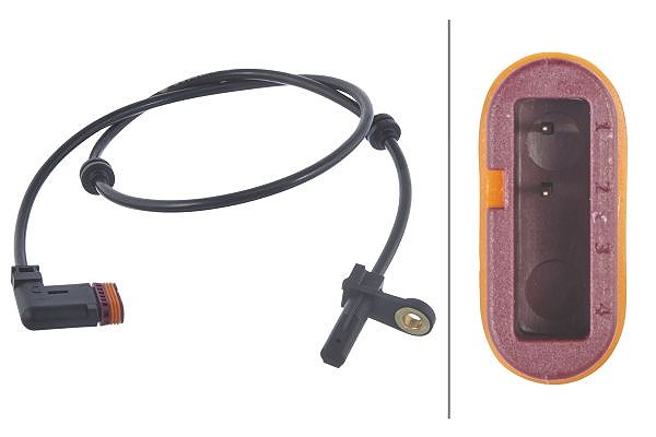 Hella Sensor, Raddrehzahl [Hersteller-Nr. 6PU012039-671] für Mercedes-Benz