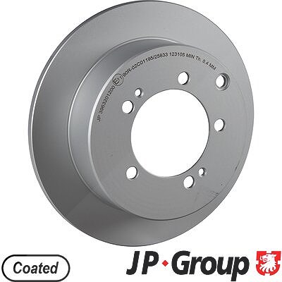 Jp Group Bremsscheibe [Hersteller-Nr. 3963201200] für Mitsubishi