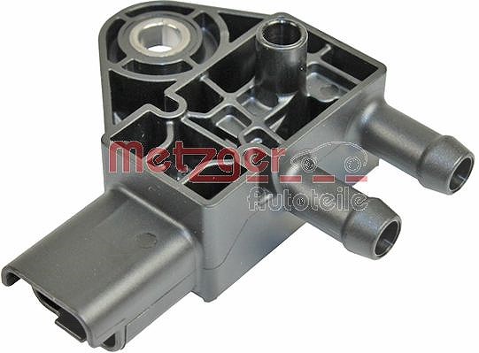 Metzger Autoteile Sensor, Abgasdruck [Hersteller-Nr. 0906260] für Peugeot, Ds, Opel, Vauxhall, Citroën