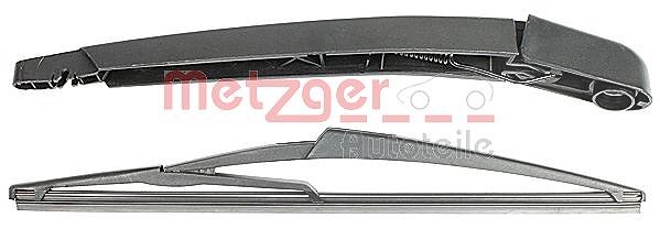 Metzger Autoteile Wischarm mit Kappe + Wischer hinten [Hersteller-Nr. 2190282] für Abarth, Fiat